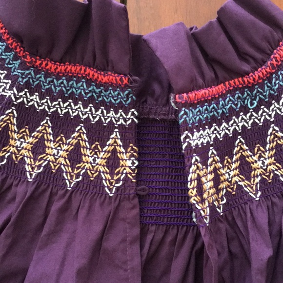 NWOT Tuckernuck Pomander Place purple smocked Wrenley dress M - Picture 15 of 15